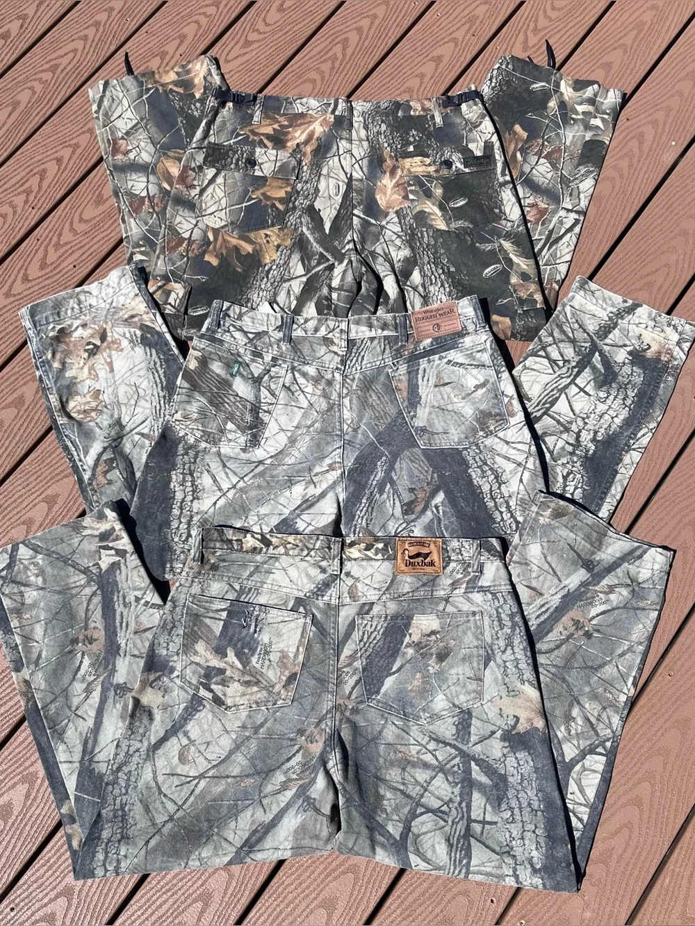 Vintage 80’s/90’s Straight Leg Camo Hunter Pants. 38/32